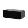 Q Acoustics 3090c centre speaker front angled view with grille Satin Black 1200x