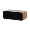 Q Acoustics 3090c centre speaker front angled view with grille Pin Oak 1200x