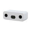 Q Acoustics 3090ccentre speaker rear angled view Satin White 1200x